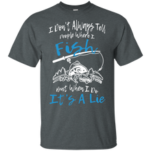 Load image into Gallery viewer, I Don't Always Tell People Where I Fish